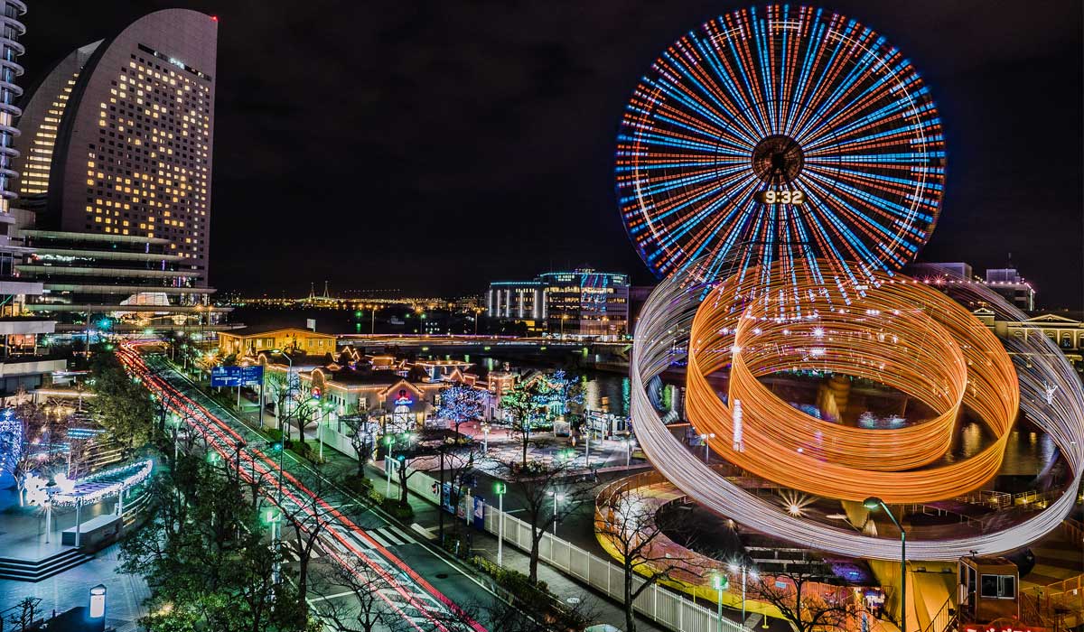 Yokohama Cosmoworld Amusement Park Yokohama Japan Yokohama Cosmoworld Amusement Park Yokohama Japan
