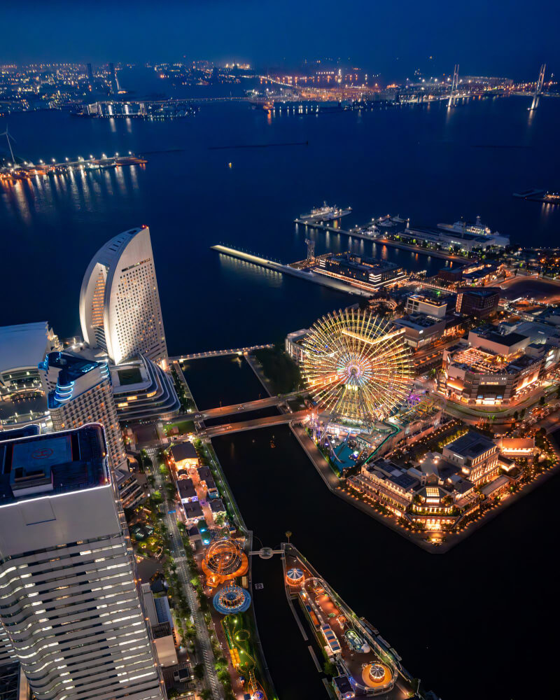 yokohama view from landmark tower